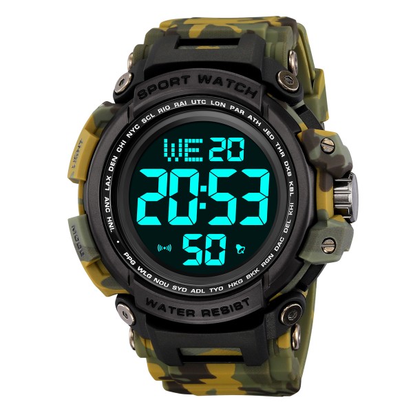 Годинник наручний Skmei 2422CMGN Camo Green