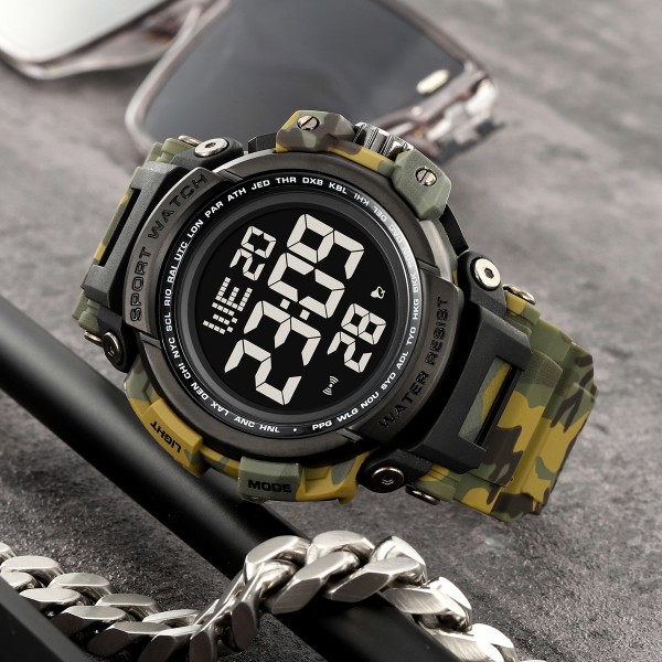 Годинник наручний Skmei 2422CMGN Camo Green