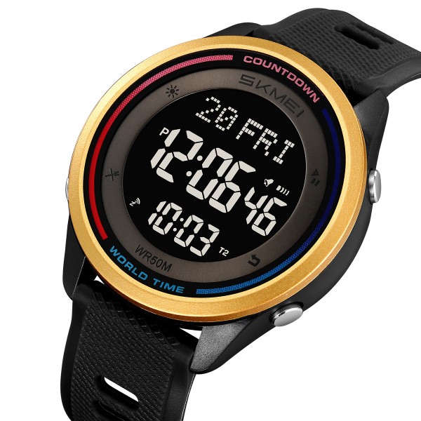 Годинник наручний Skmei 2348BKGD Black-Gold