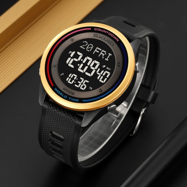 Годинник наручний Skmei 2348BKGD Black-Gold