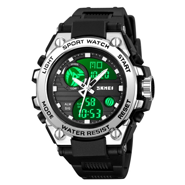 Годинник наручний Skmei 2360BKSI Black-Silver