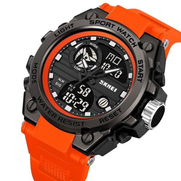 Годинник наручний Skmei 2360BKOG Black-Orange