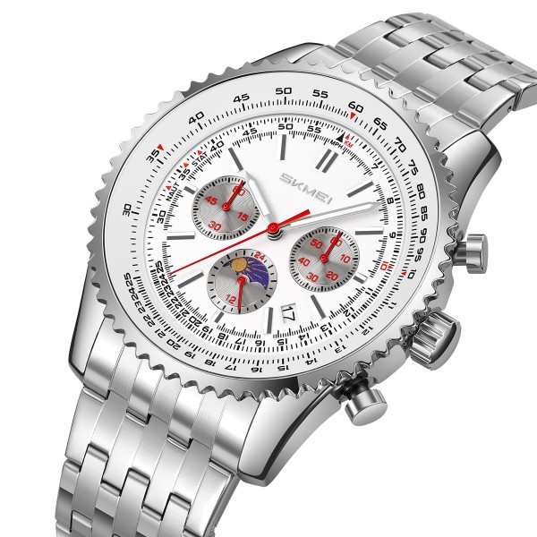 Годинник наручний Skmei 9348SI Silver