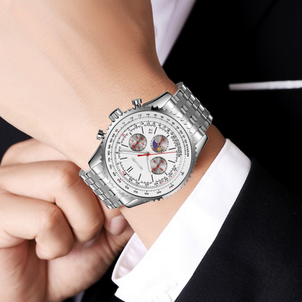 Годинник наручний Skmei 9348SI Silver