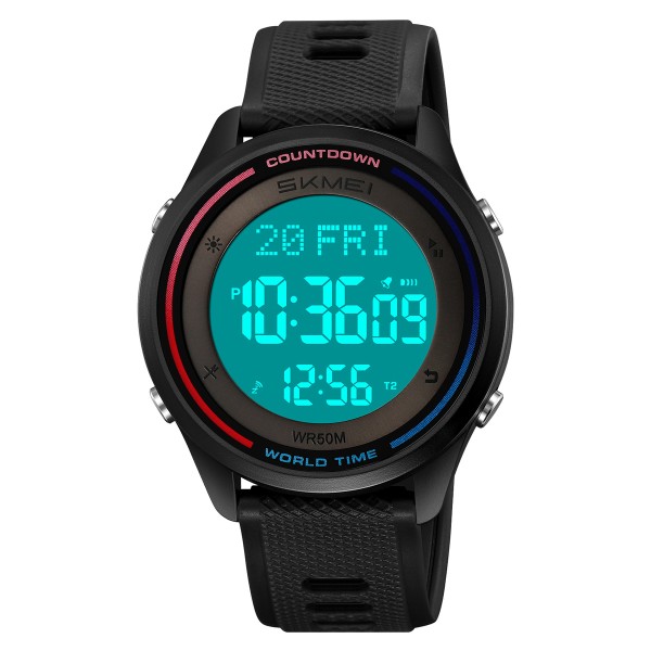 Годинник наручний Skmei 2348BKWT Black-White