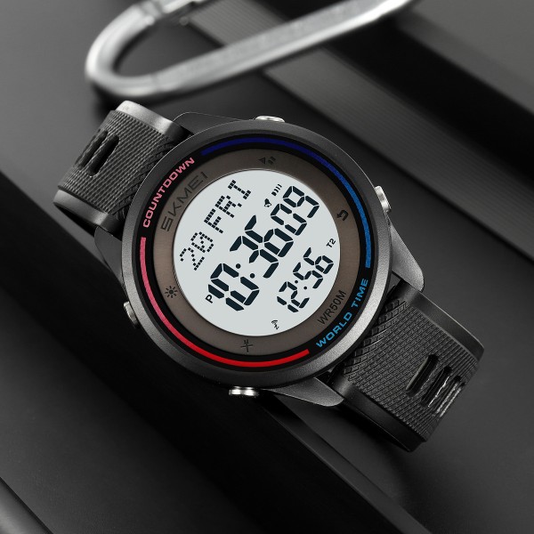 Годинник наручний Skmei 2348BKWT Black-White