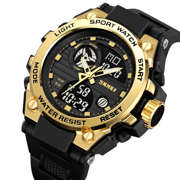 Годинник наручний Skmei 2360BKGD Black-Gold