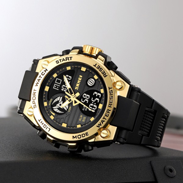 Годинник наручний Skmei 2360BKGD Black-Gold
