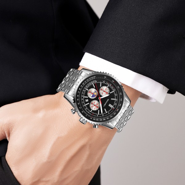 Годинник наручний Skmei 9348BK Black
