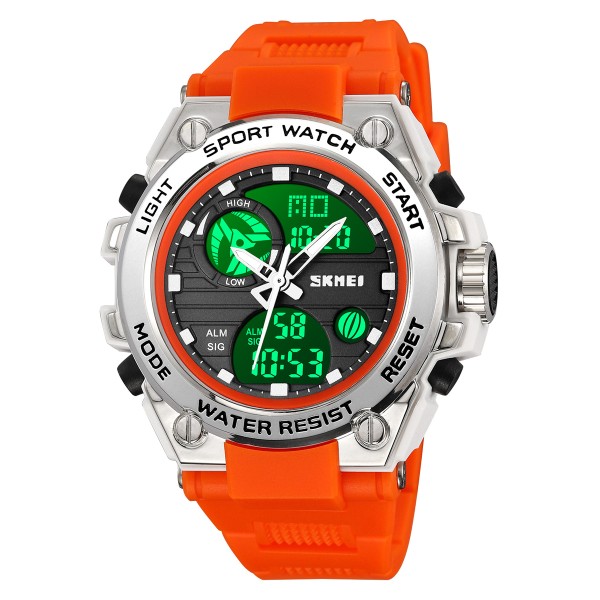 Годинник наручний Skmei 2360WTOG White-Orange
