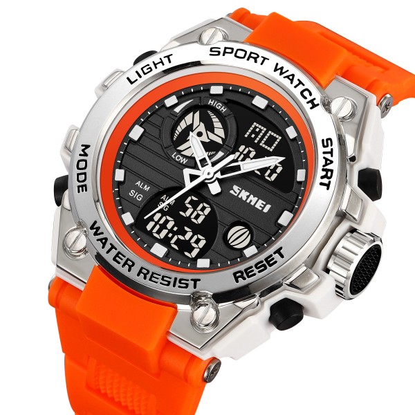 Годинник наручний Skmei 2360WTOG White-Orange