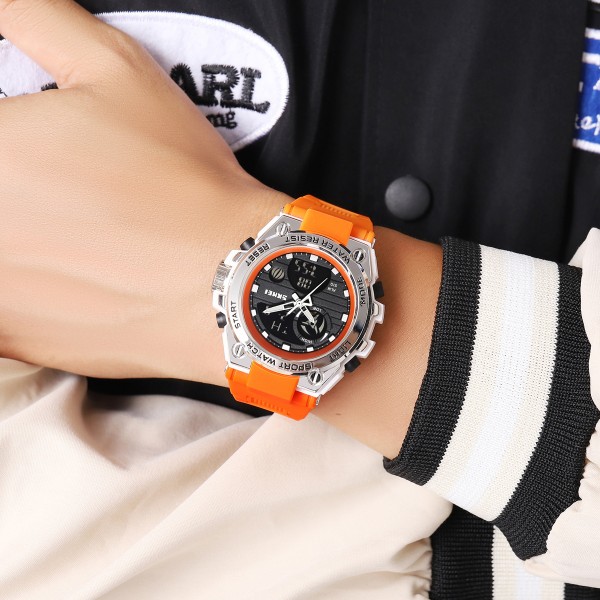 Годинник наручний Skmei 2360WTOG White-Orange