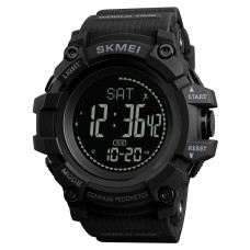 Годинник наручний Skmei 1356BK Black + Compass