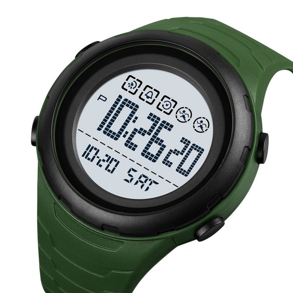 Годинник наручний Skmei 1674AGWT Army Green-white