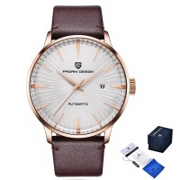 Годинник наручний Pagani Design PD-2770 Gold-Black-Brown