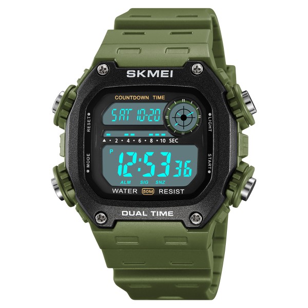 Годинник наручний Skmei 2126AG Army Green