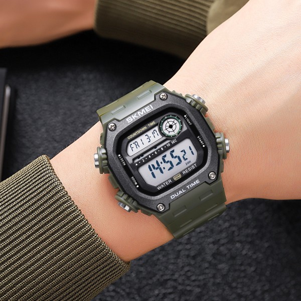 Годинник наручний Skmei 2126AG Army Green