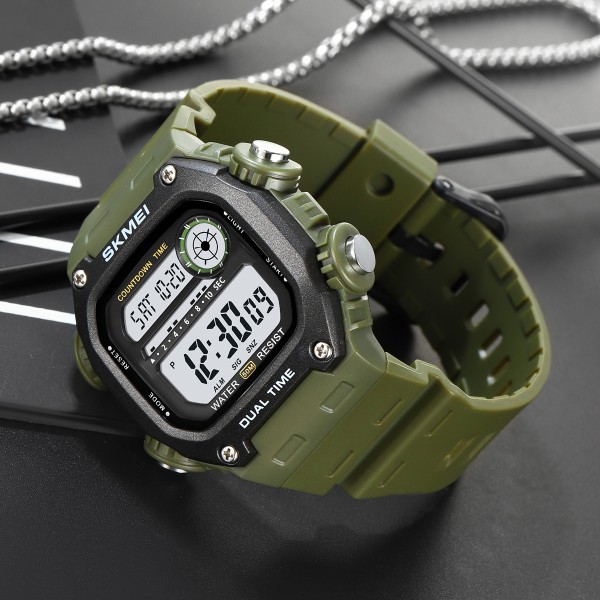 Годинник наручний Skmei 2126AG Army Green