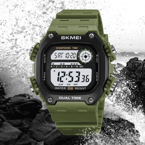 Годинник наручний Skmei 2126AG Army Green