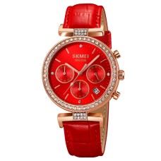 Годинник наручний Skmei 2089RGRD Rose Gold-Red