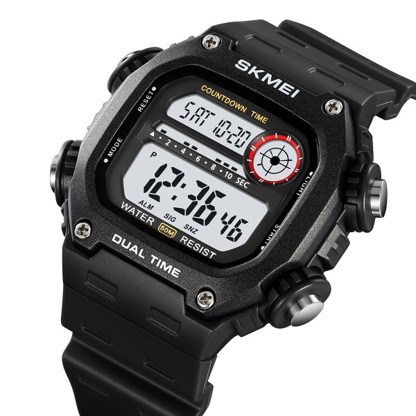 Годинник наручний Skmei 2126BKWT Black-White