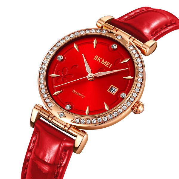 Годинник наручний Skmei 2169RGRD Rose Gold-Red