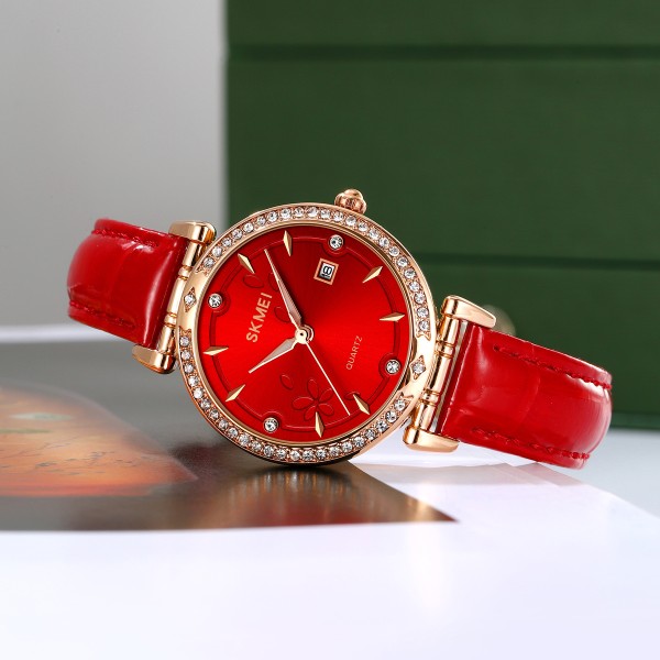 Годинник наручний Skmei 2169RGRD Rose Gold-Red