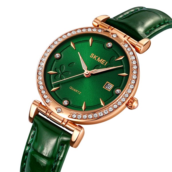 Годинник наручний Skmei 2169RGGN Rose Gold-Green