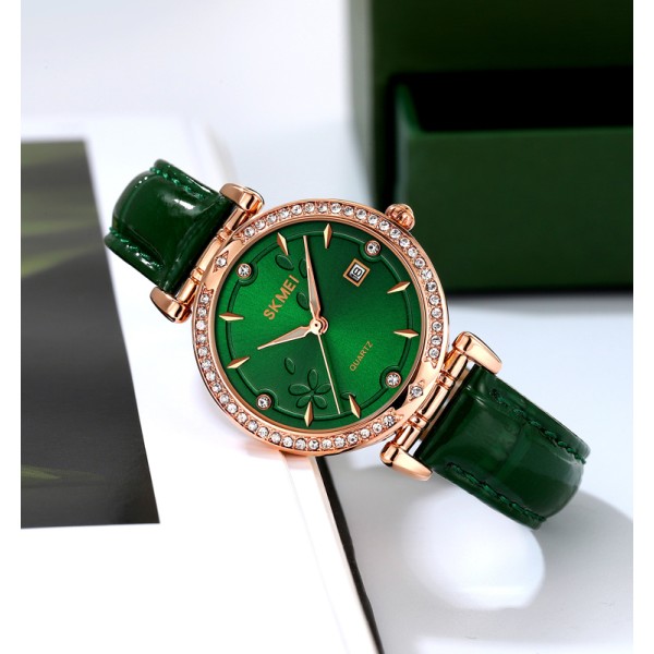 Годинник наручний Skmei 2169RGGN Rose Gold-Green