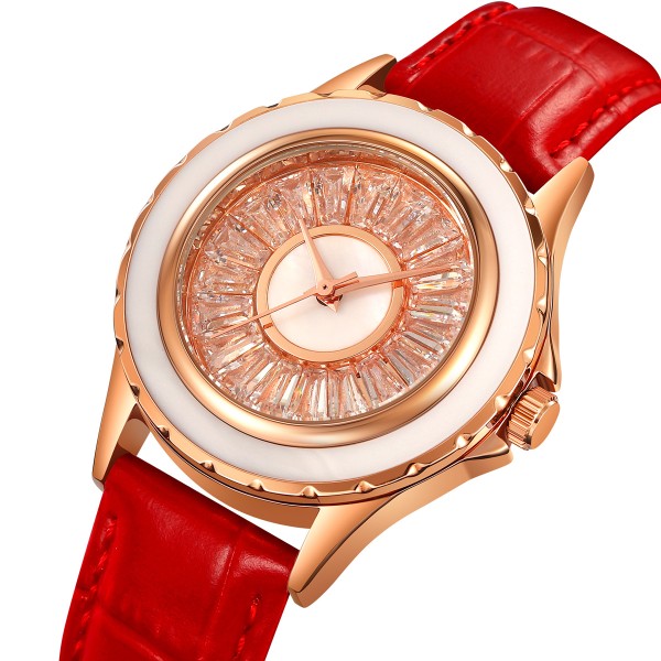 Годинник наручний Skmei 2172RGRD Rose Gold-Red