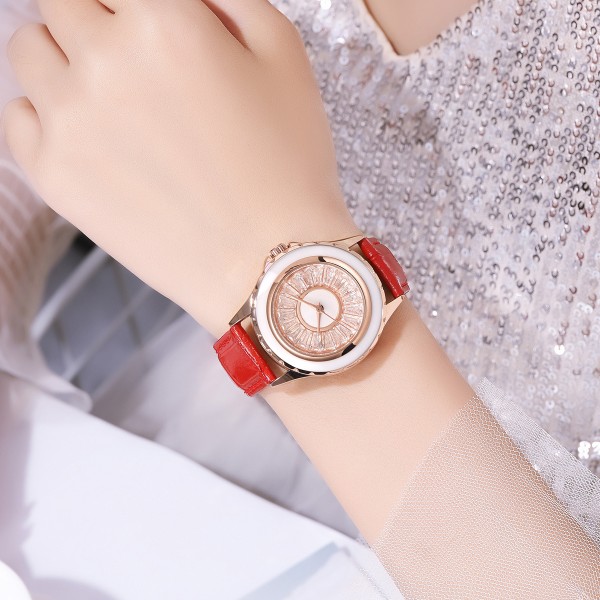 Годинник наручний Skmei 2172RGRD Rose Gold-Red