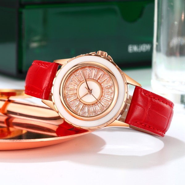 Годинник наручний Skmei 2172RGRD Rose Gold-Red