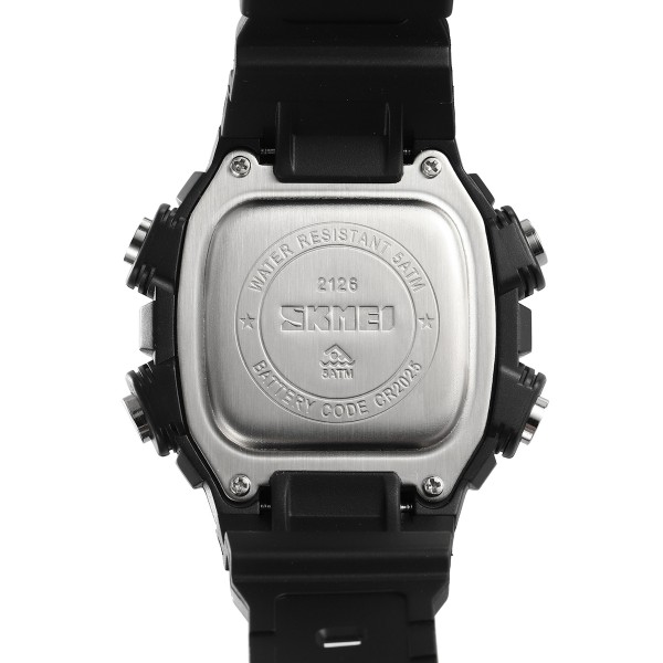 Годинник наручний Skmei 2126SIBK Silver-Black