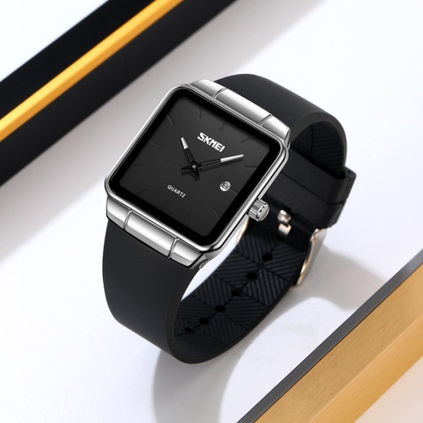 Годинник наручний Skmei 2173SIBK Silver-Black