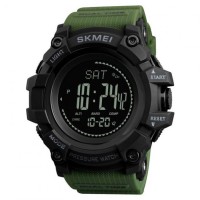 Годинник наручний Skmei 1358AG Army Green Smart Watch Compass