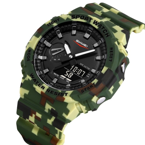 Годинник наручний Skmei 2351CMGN Camo Green