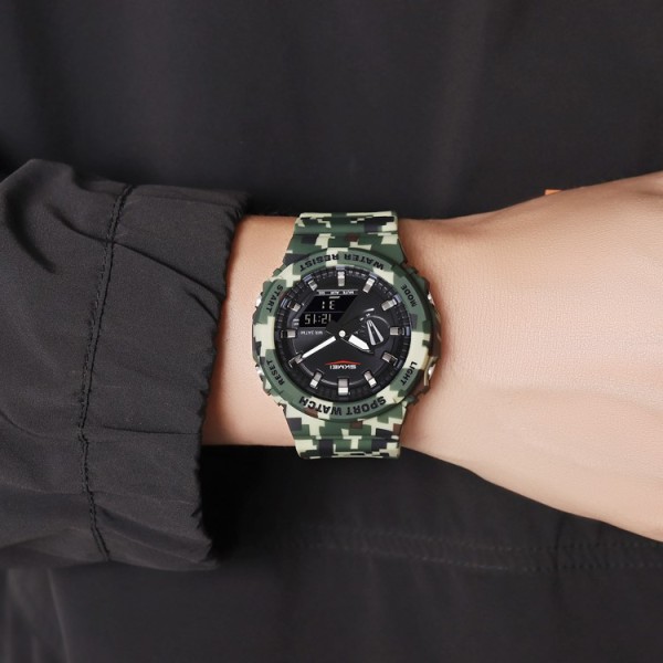 Годинник наручний Skmei 2351CMGN Camo Green