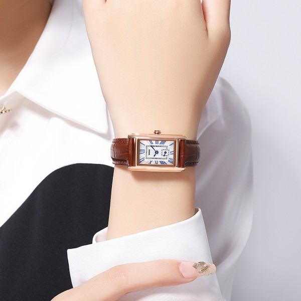 Годинник наручний Skmei 2297RGBN Rose Gold-Brown