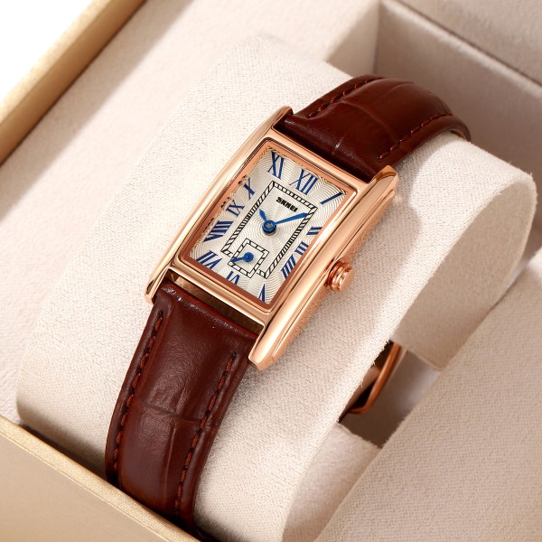 Годинник наручний Skmei 2297RGBN Rose Gold-Brown