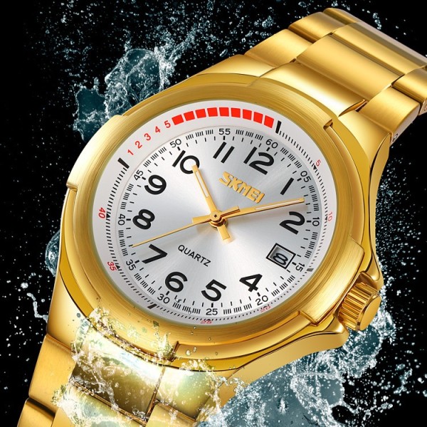 Годинник наручний Skmei 9320GDSI Gold-Silver