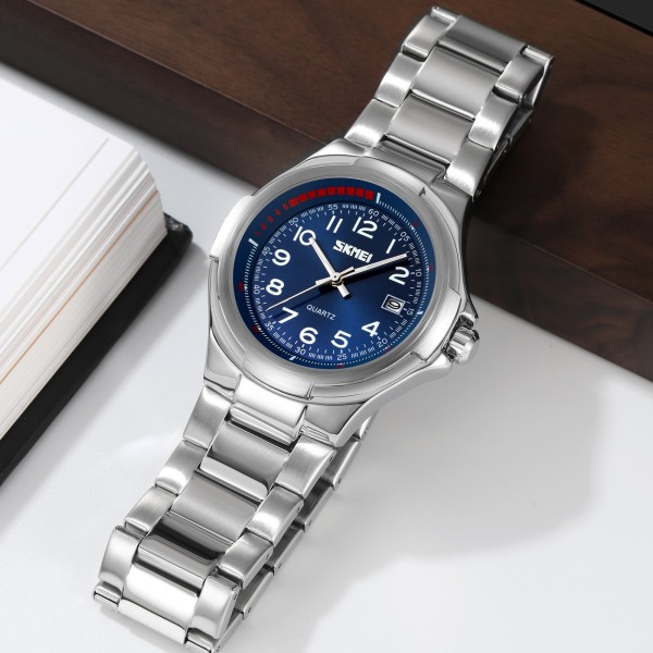 Годинник наручний Skmei 9320SIBU Silver-Blue