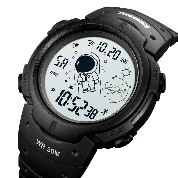 Годинник наручний Skmei 1820BKWT Black-white
