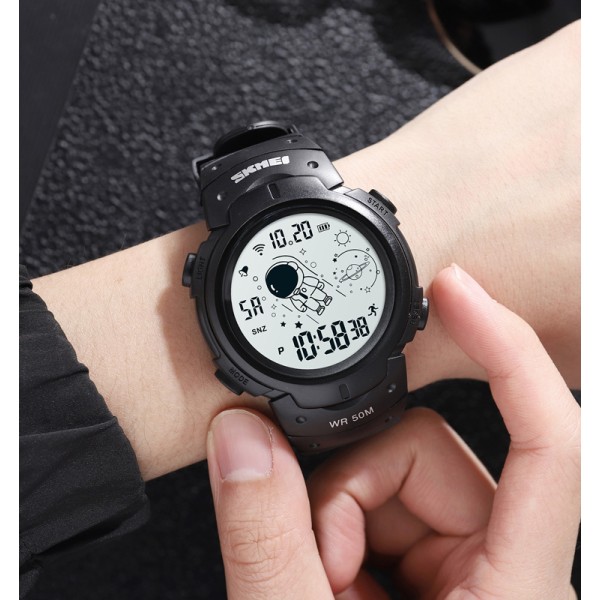 Годинник наручний Skmei 1820BKWT Black-white