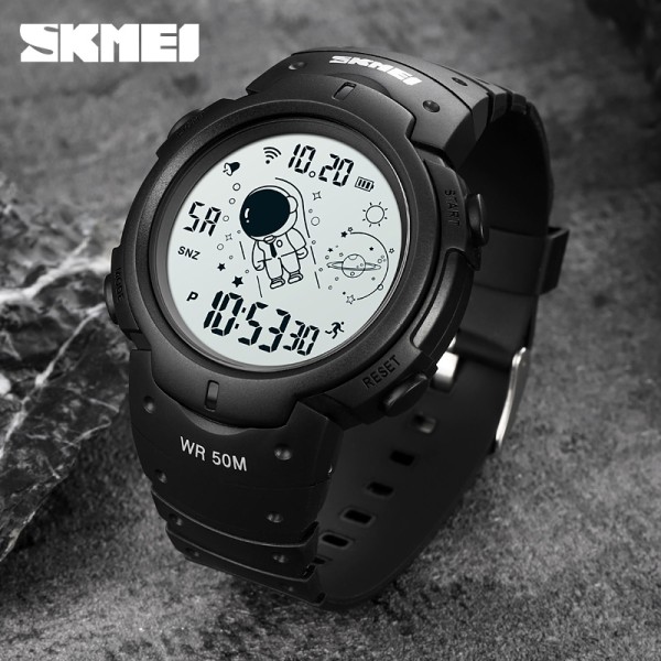 Годинник наручний Skmei 1820BKWT Black-white