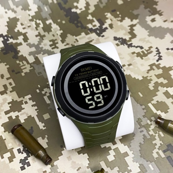 Годинник наручний Skmei 1675AG Army Green