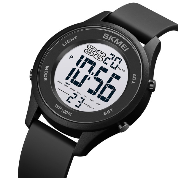 Годинник наручний Skmei 1758BKBKWT Black Black White