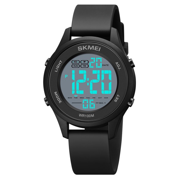 Годинник наручний Skmei 1758BKBKWT Black Black White