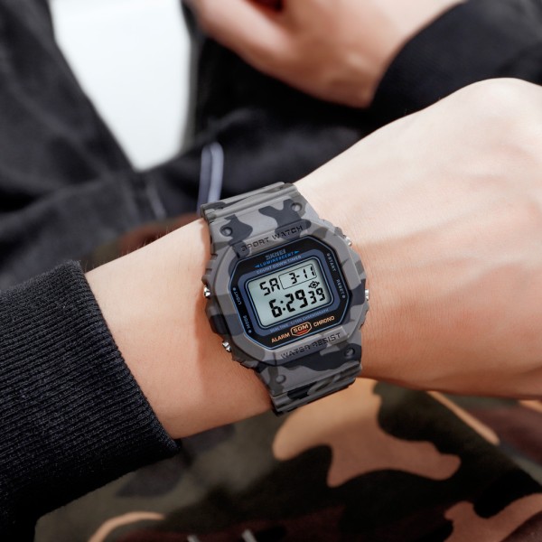 Годинник наручний Skmei 1628CMGY Camo gray