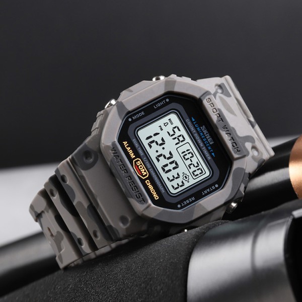 Годинник наручний Skmei 1628CMGY Camo gray