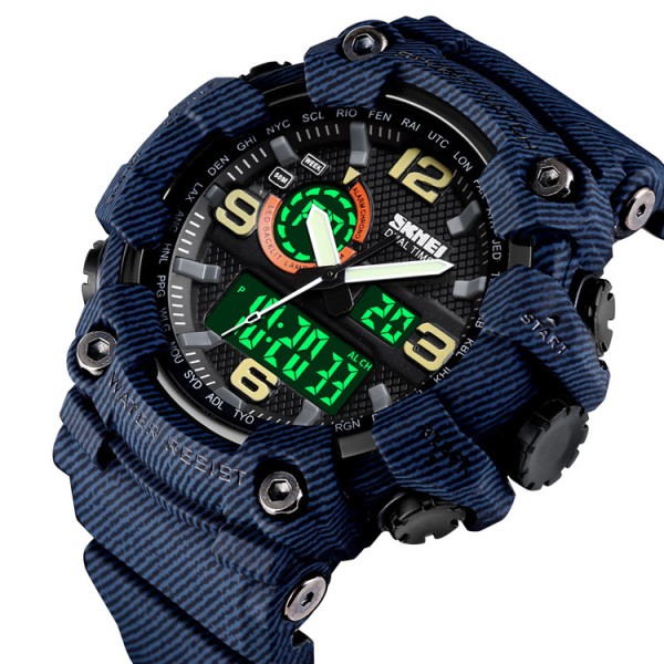 Годинник наручний Skmei 1520DMBU denim blue